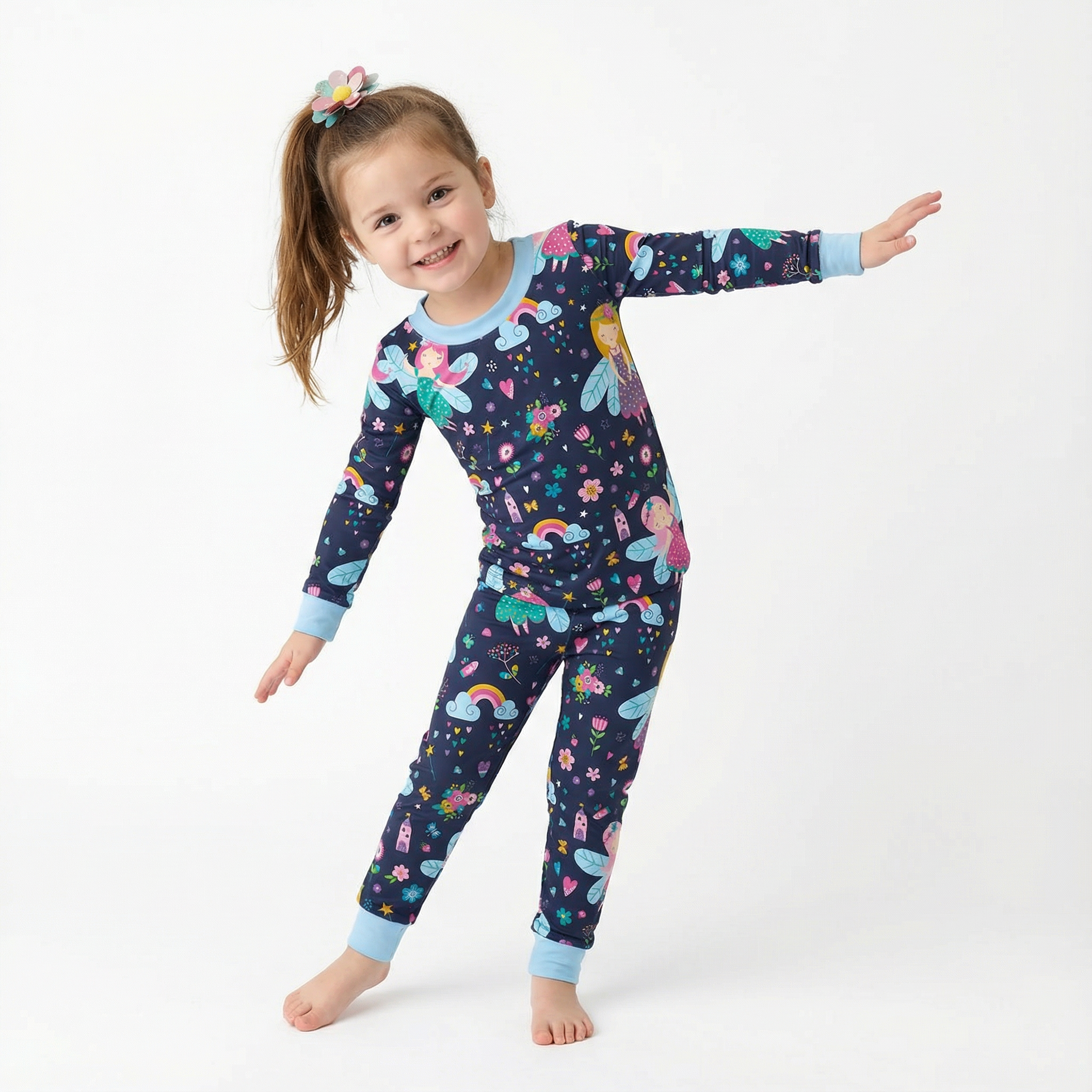 Starlight Fairy Two-Piece Pajama Set For Kids