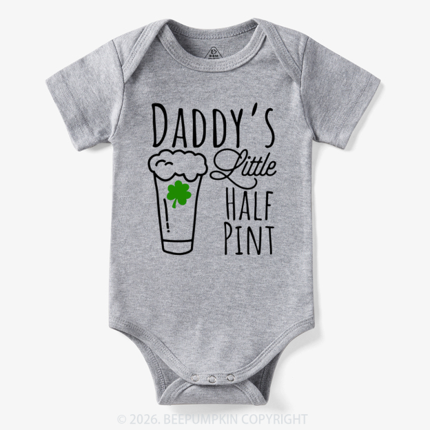 Daddy's Little Half Pint St. Patrick's Day Bodysuit