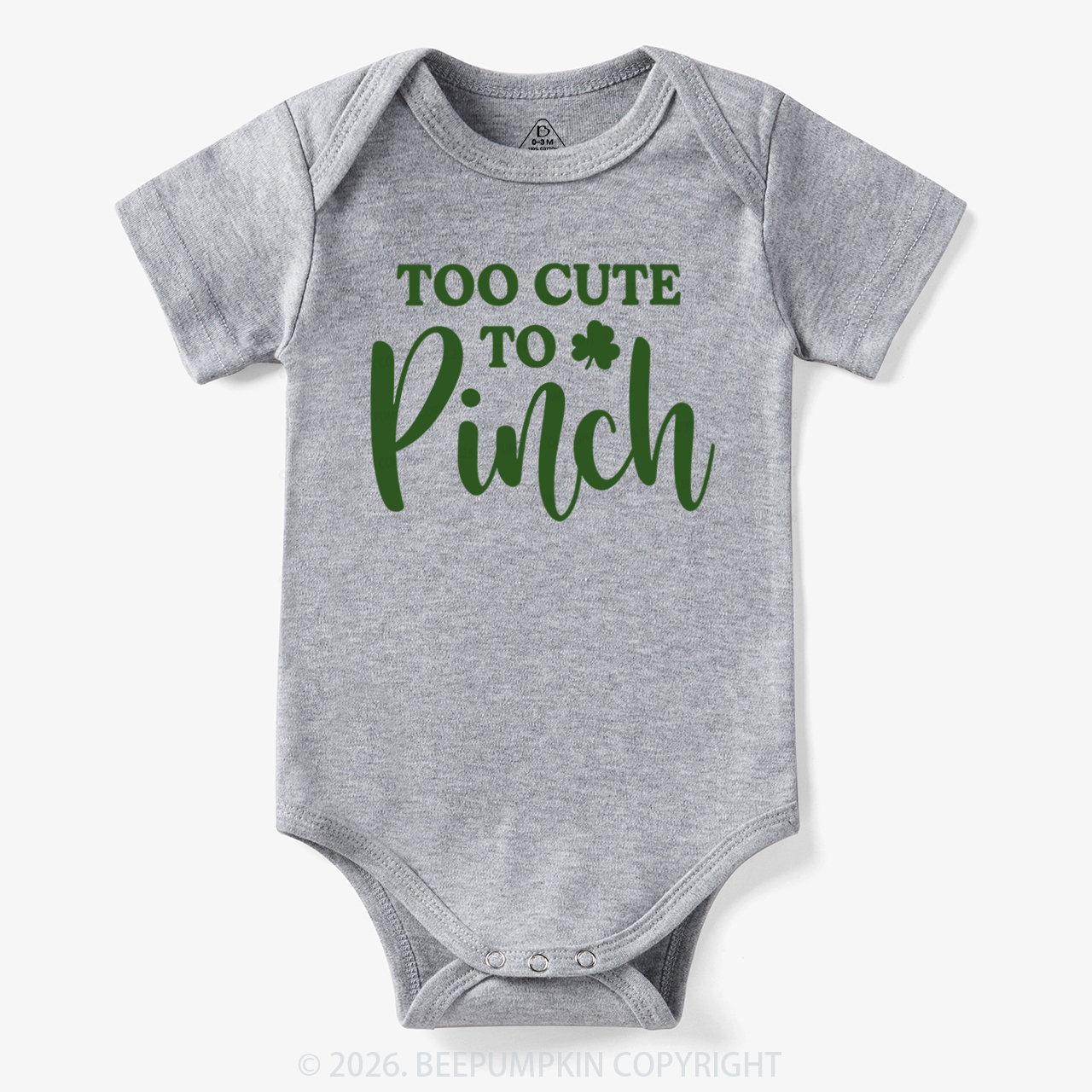 Too Cute To Pinch St. Patrick's Day Bodysuit