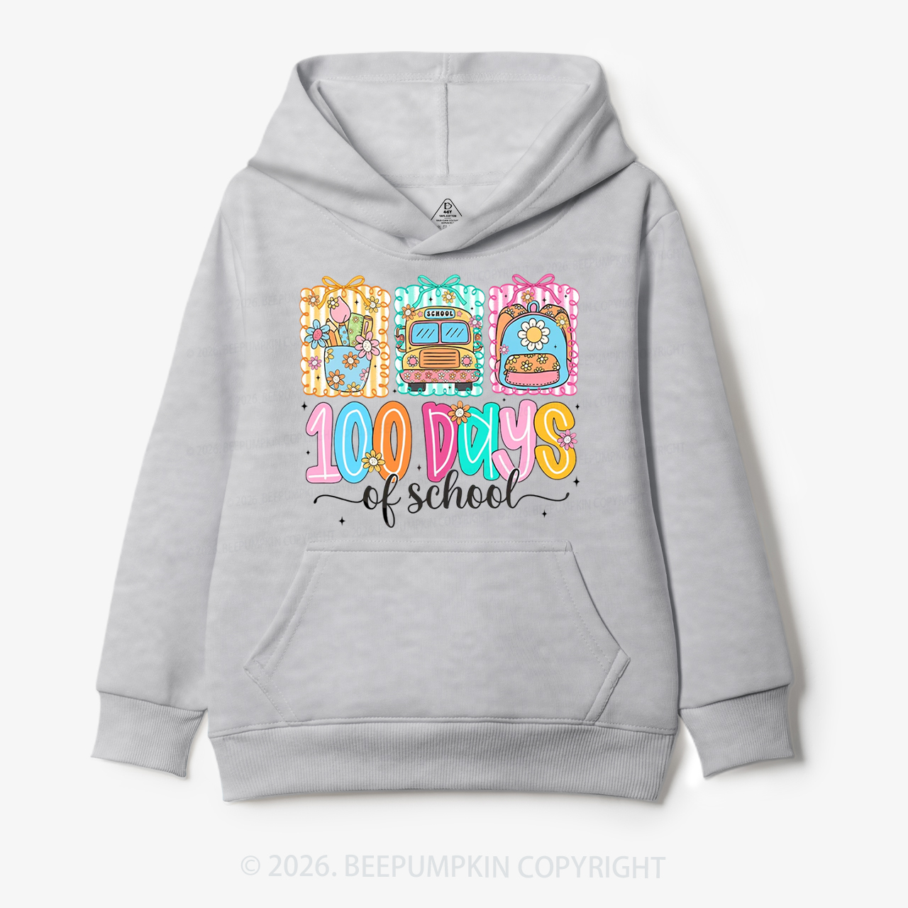 Classroom Art 100 Days of School Toddler&Kid's Hoodies