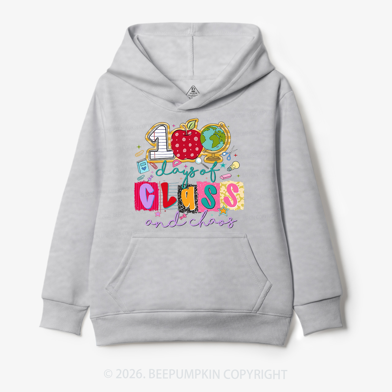 Class And Chaos 100 Days of School Toddler&Kid's Hoodies