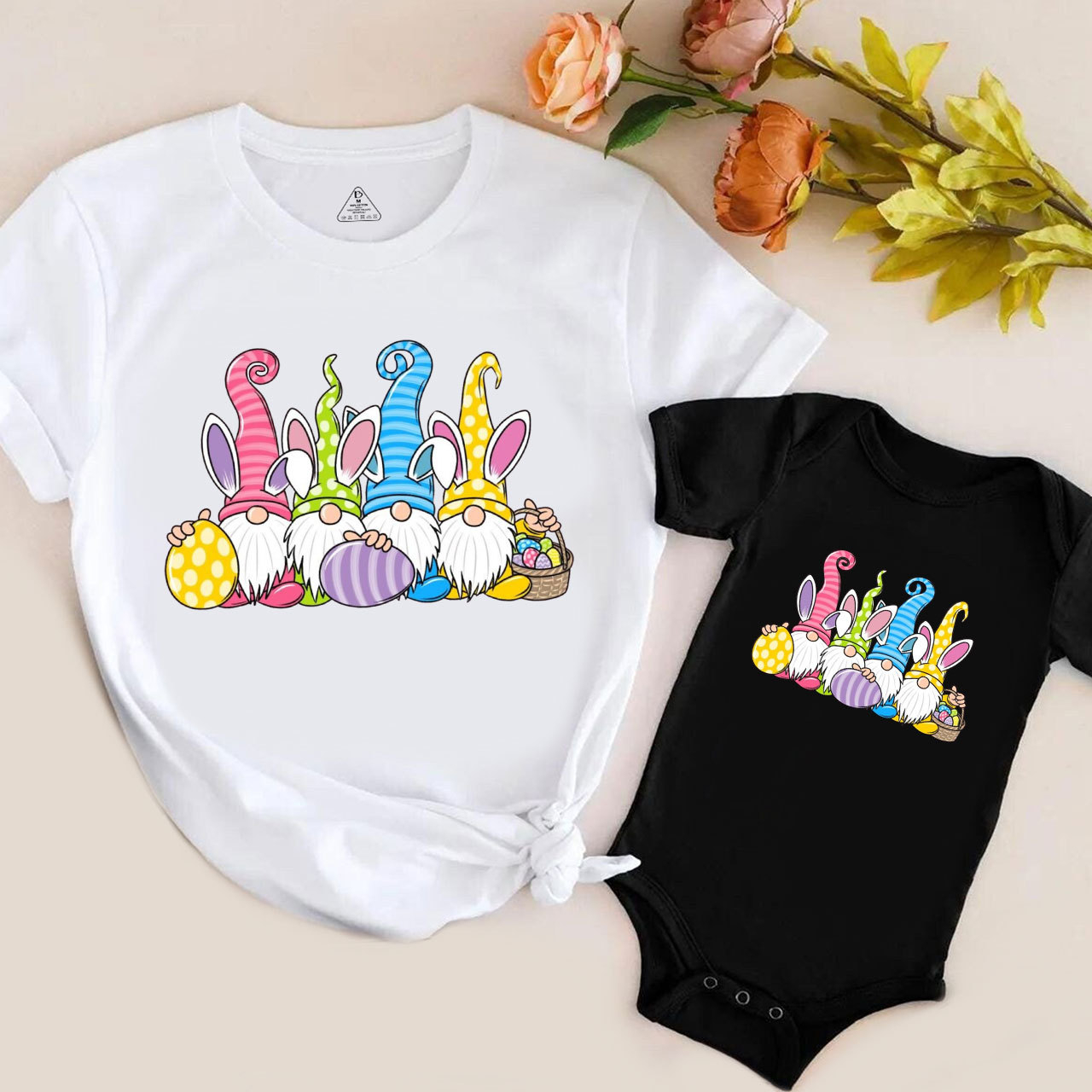 Easter Gnomes Mom&Me Matching Tees