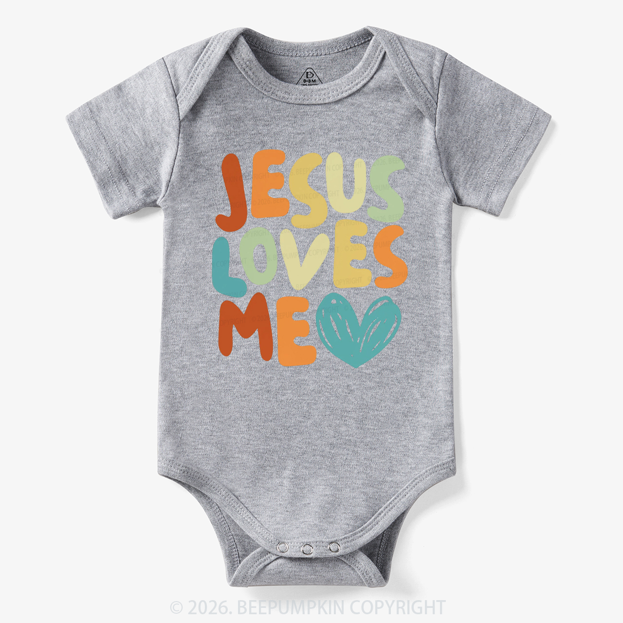 Jesus Loves Me Christian Bodysuit