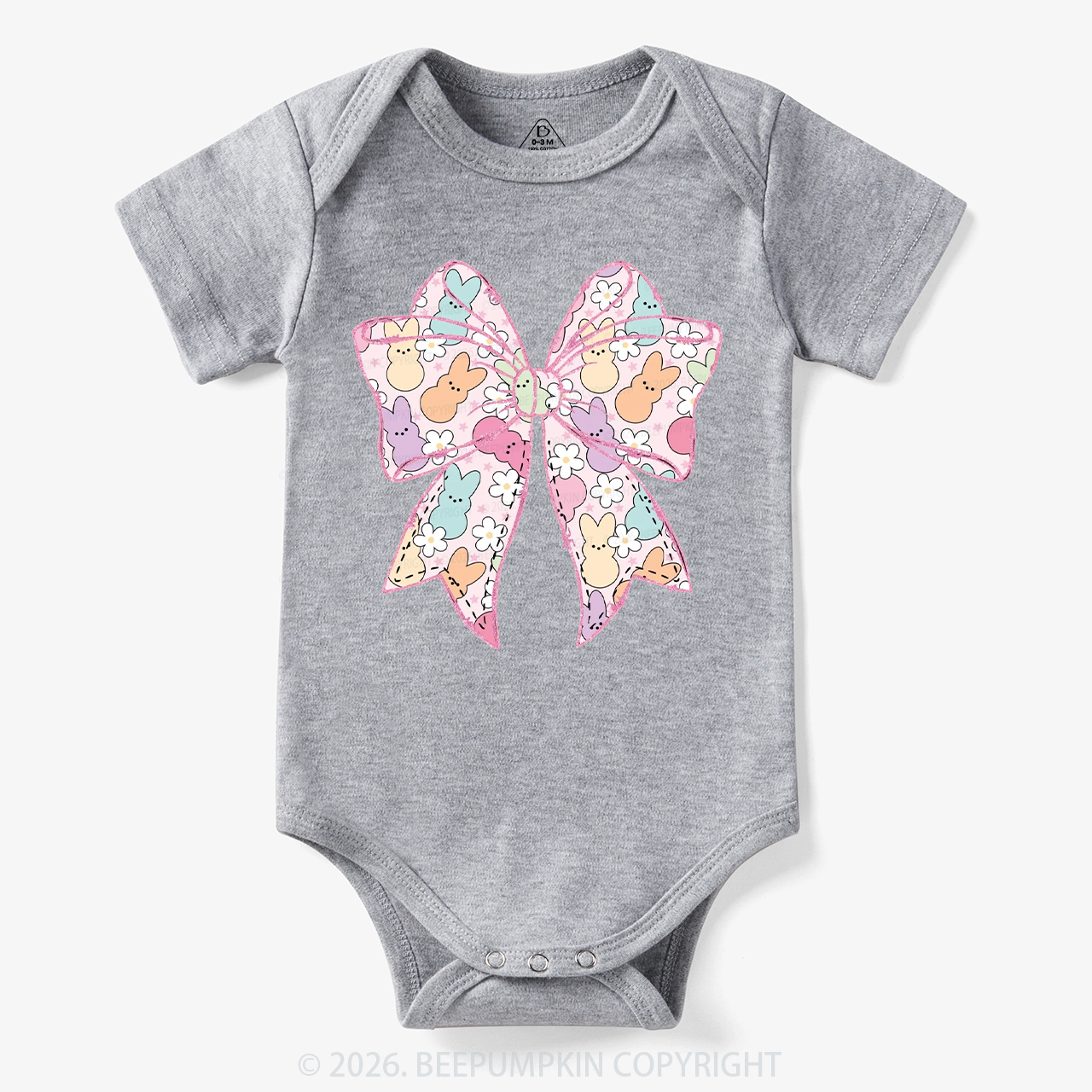 Easter Coquette Bunny Bow Bodysuit