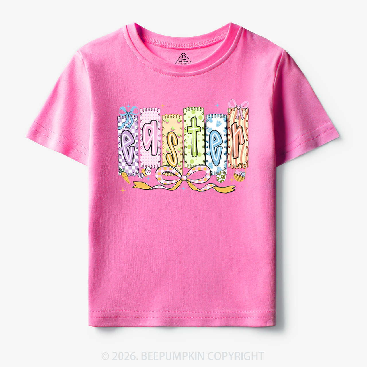 Cute Pastel Preppy Coquette Easter Toddler&Kid's Tees