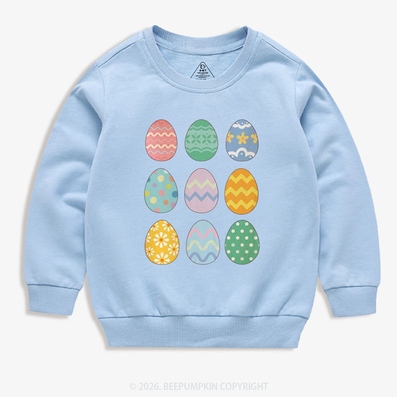 Cute Pastel Easter Egg Kid's Sweatshirt