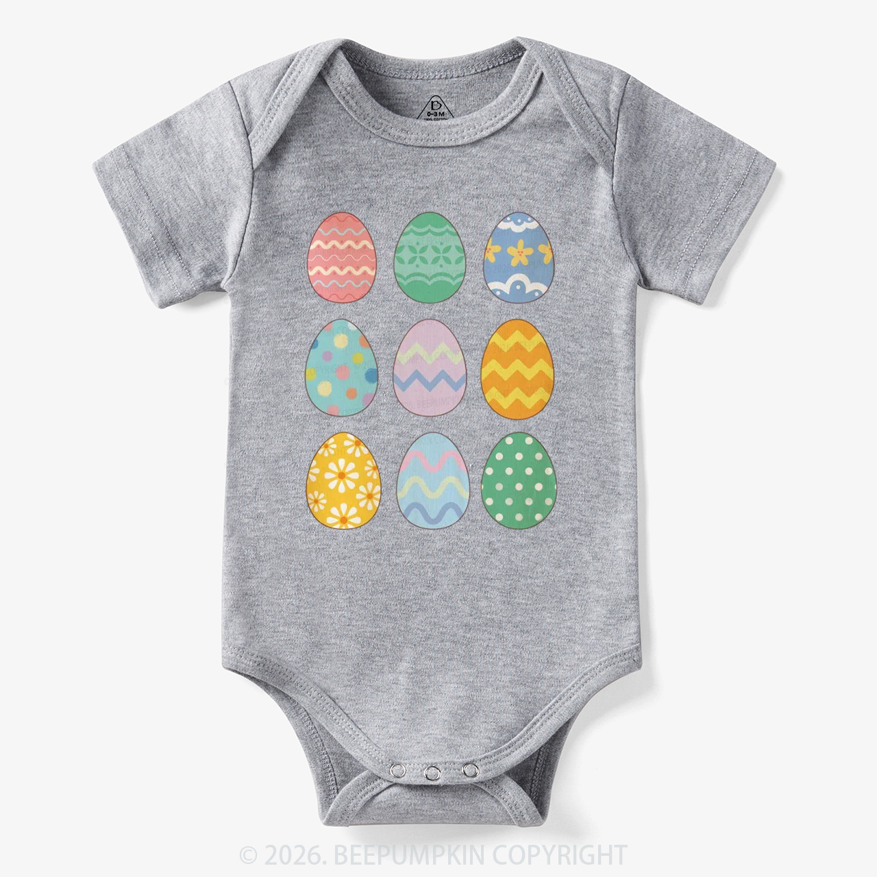 Cute Pastel Easter Egg Bodysuit