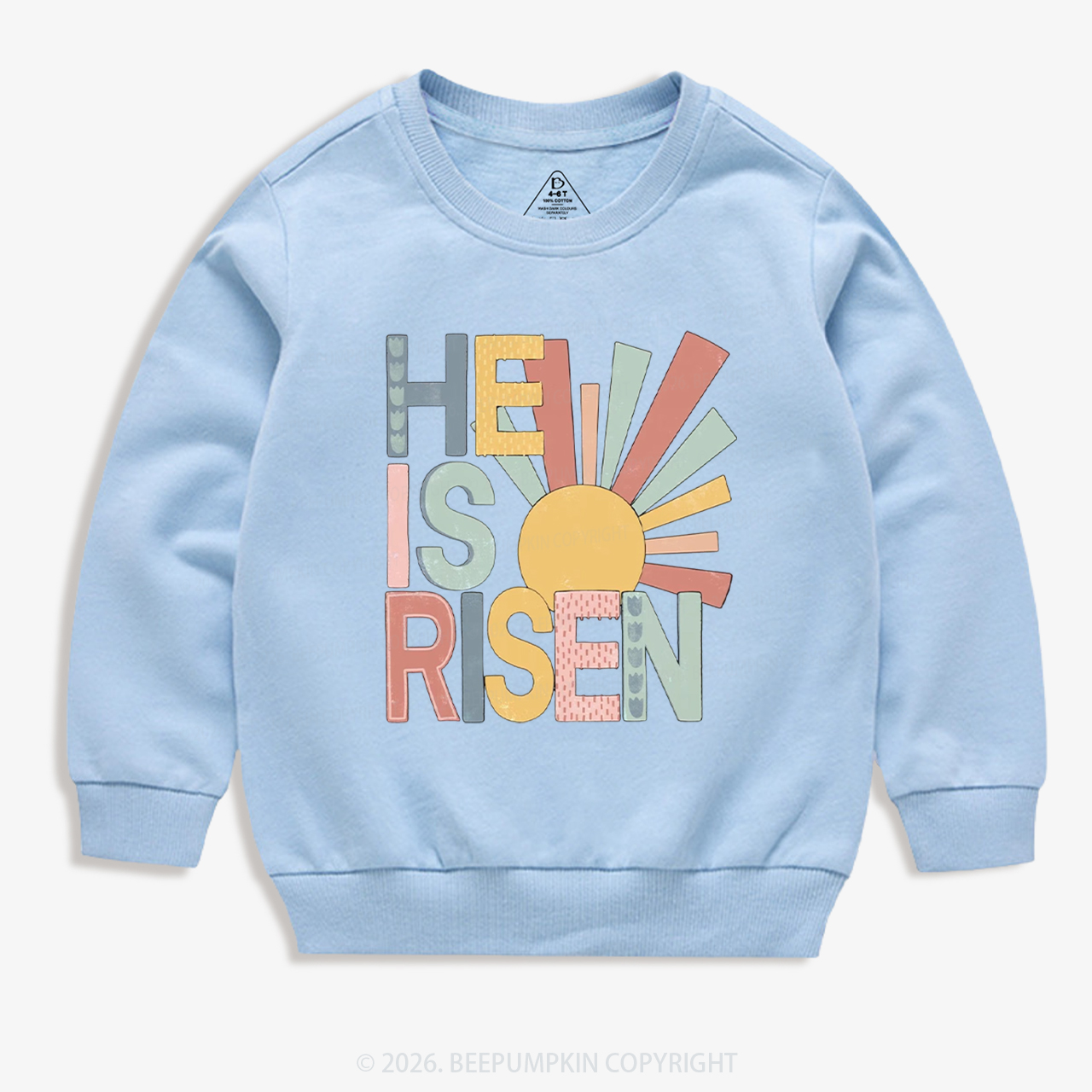 He Is Risen Love Like Jesu Easter Kid's Sweatshirt
