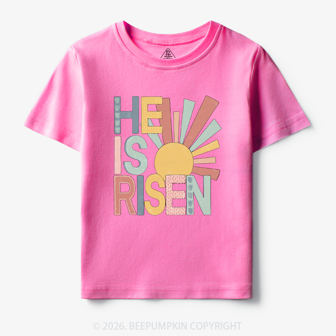 He Is Risen Love Like Jesus Easter Toddler&Kid's Tees