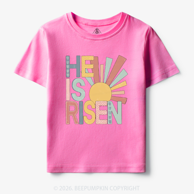 He Is Risen Love Like Jesus Easter Toddler&Kid's Tees