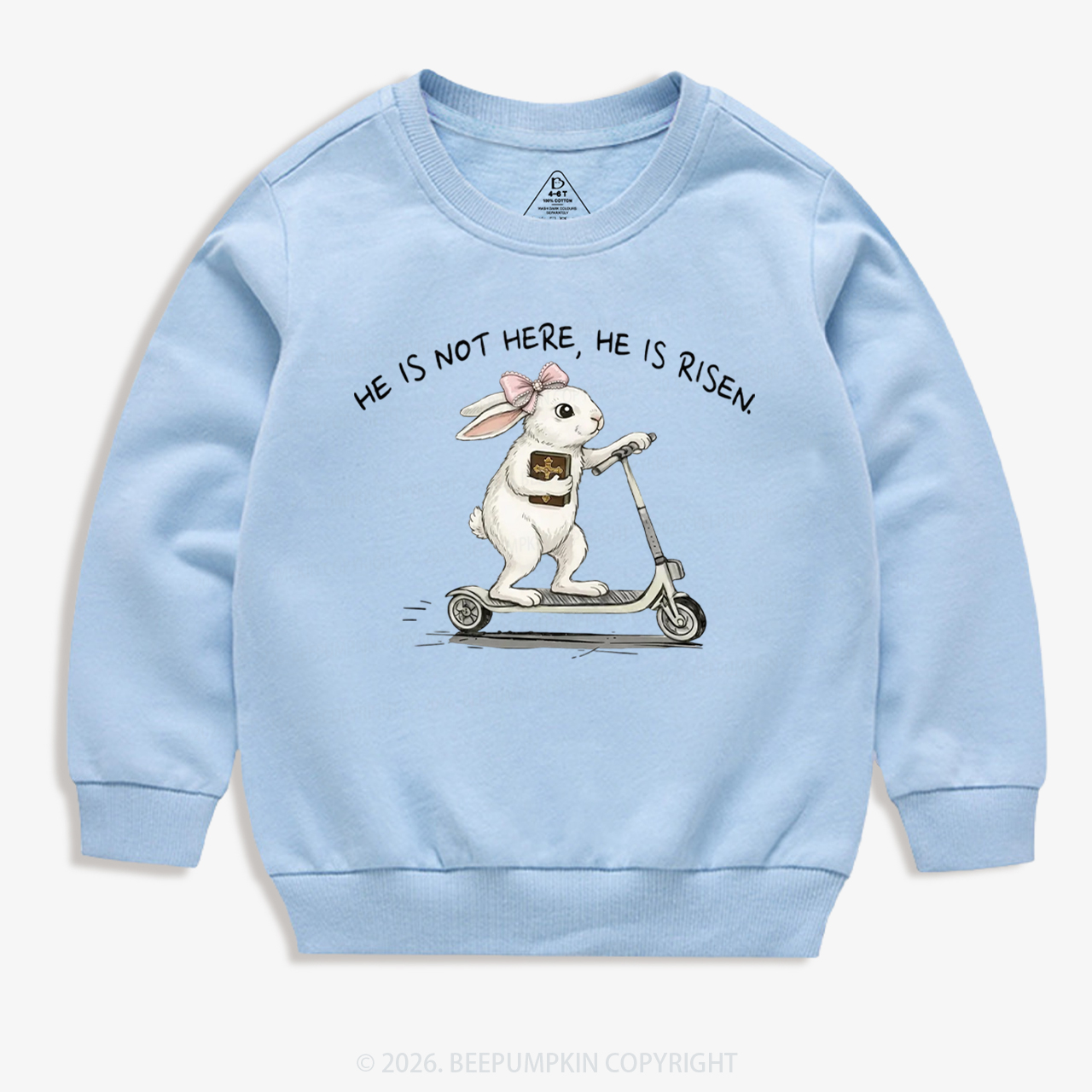 He Is Not Here He Is Risen Kid's Sweatshirt