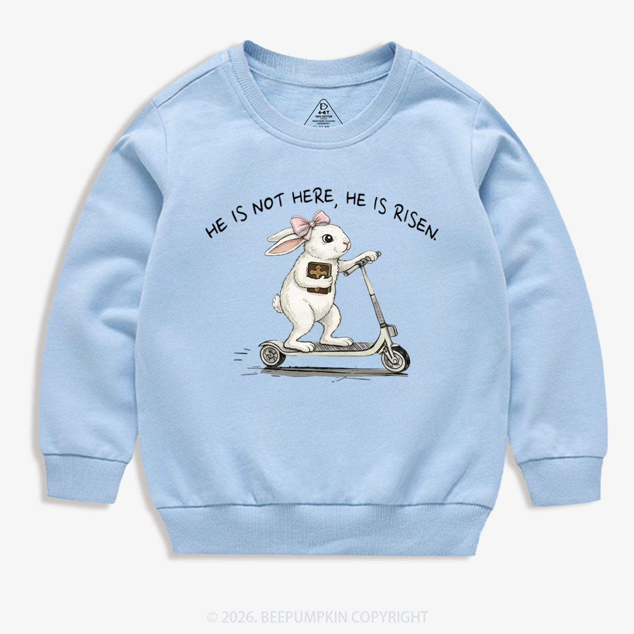 He Is Not Here He Is Risen Kid's Sweatshirt