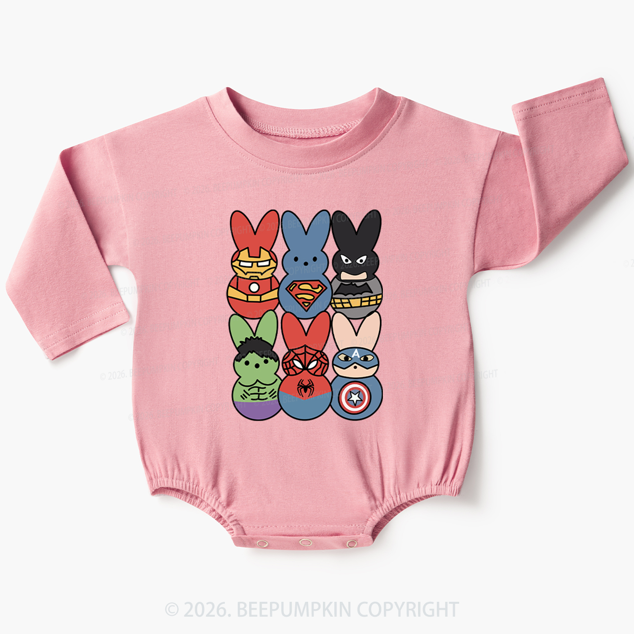 Heroes Easter Day Baby Bubble Romper