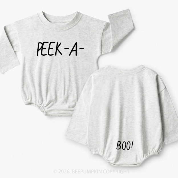 Peek A Boo Baby Bubble Romper