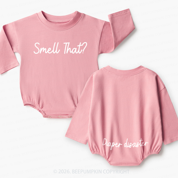 Smell That Diaper Disaster Baby Bubble Romper