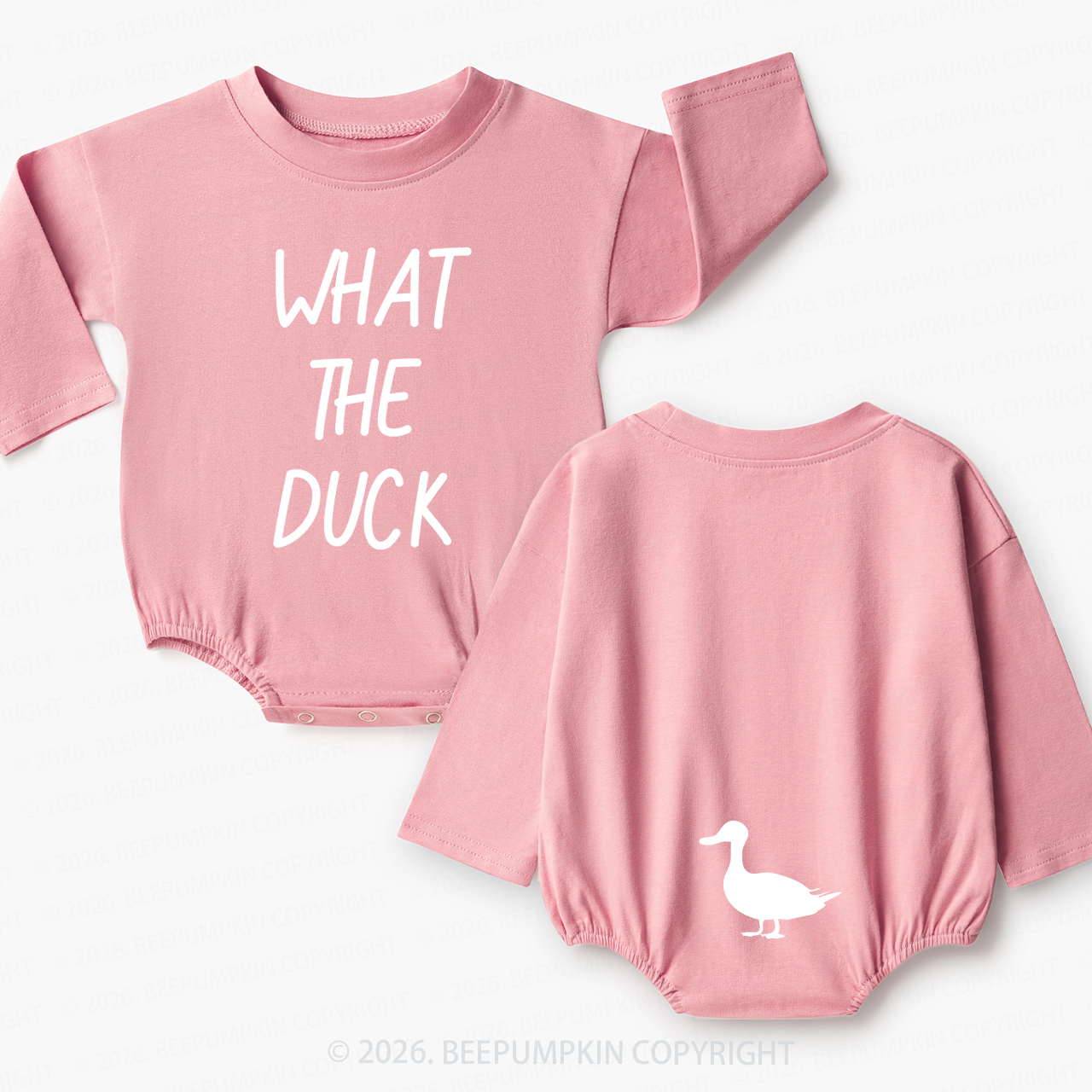 What The Duck Baby Bubble Romper