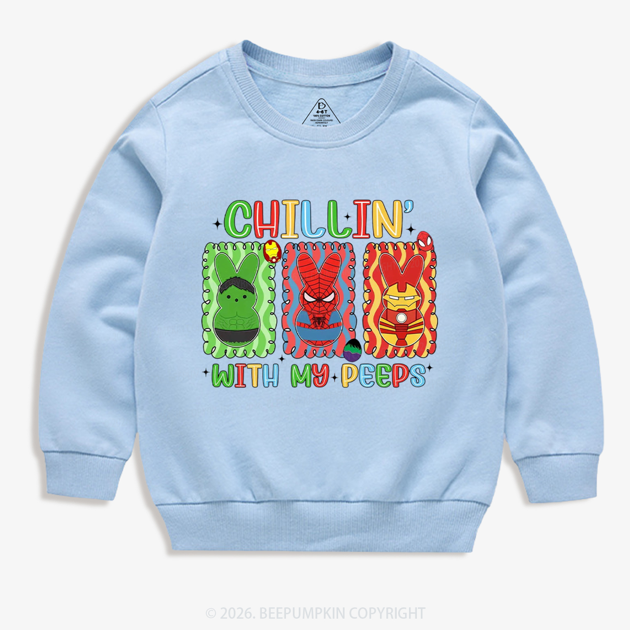 Chillin With My Friends Kid's Sweatshirt