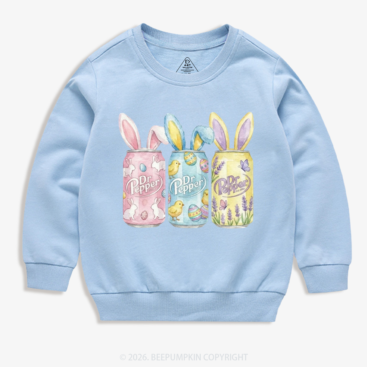 Bunny Easter Soda Kid's Sweatshirt