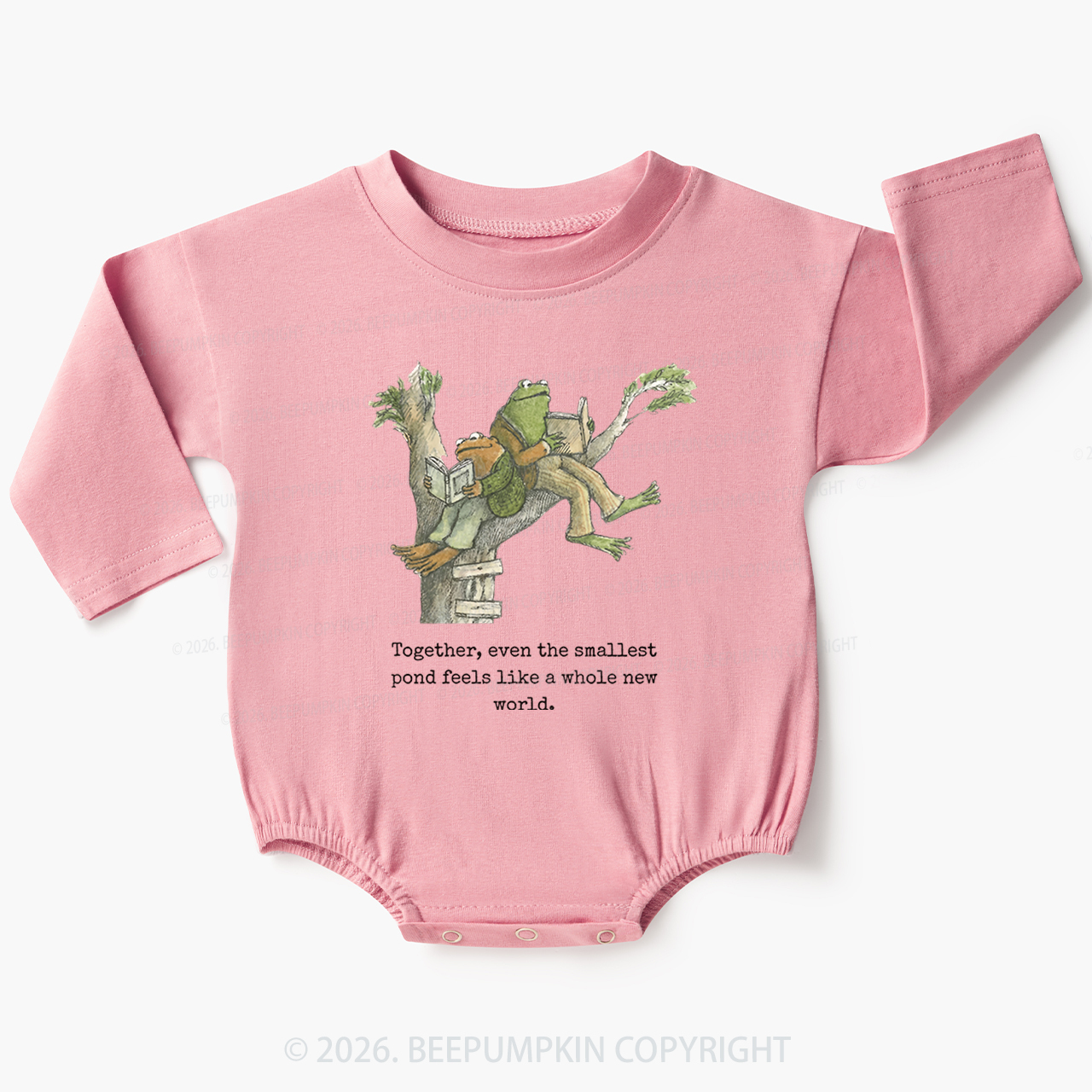Frog and Toad Baby Bubble Romper