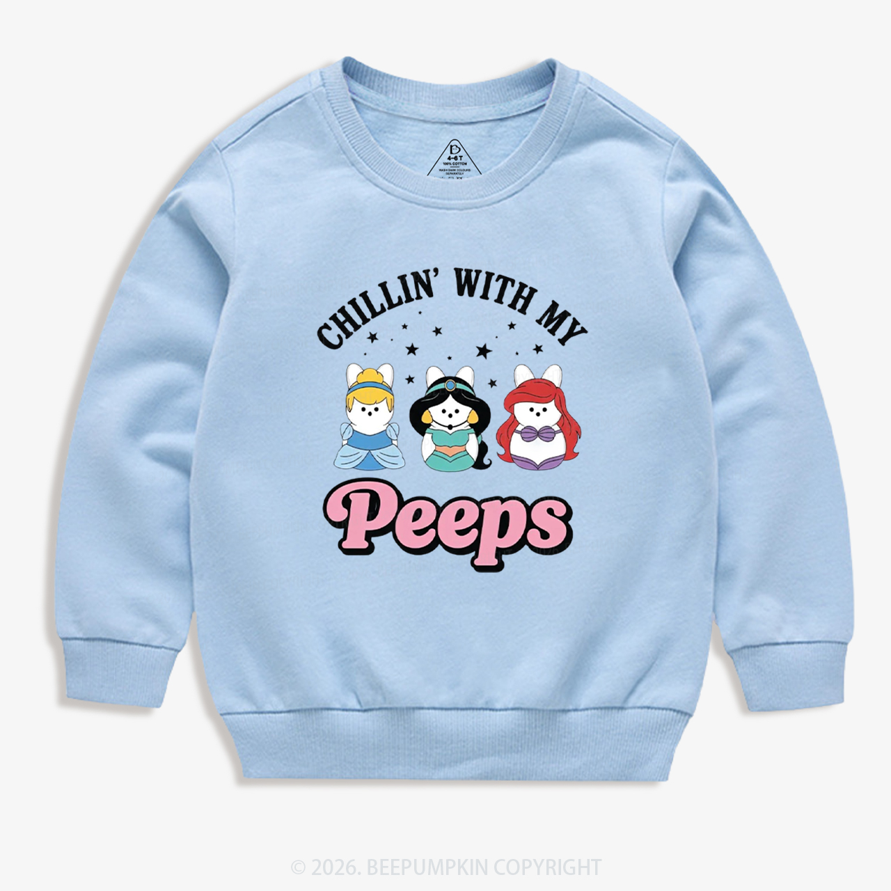 Chillin With My Peeps Bunny Kid's Sweatshirt