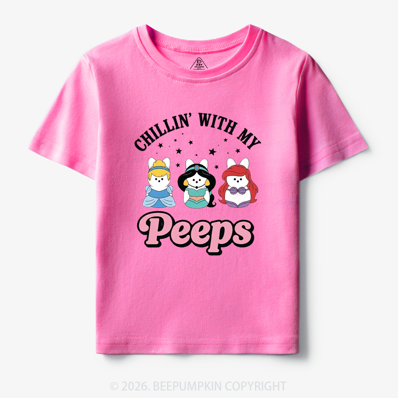 Chillin With My Peeps Bunny Toddler&Kid's Tees