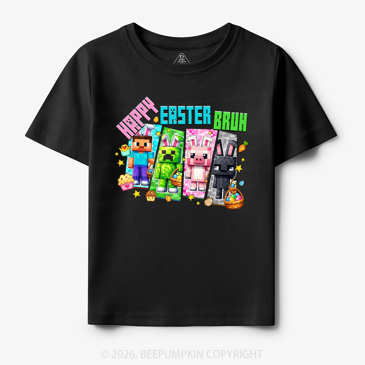 Happy Easter Mining Toddler&Kid's Tees