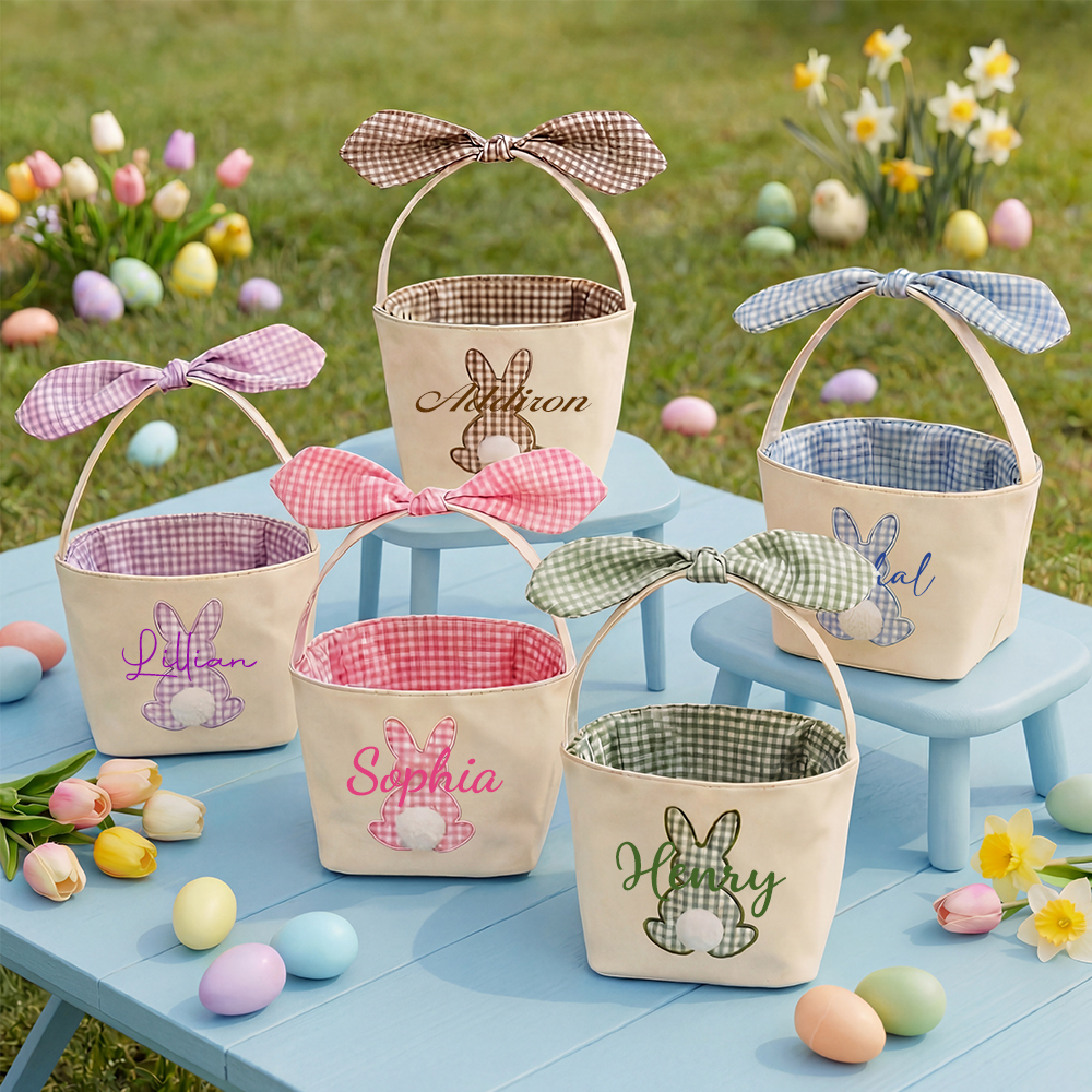 Personalized Easter Bunny Rabbit Basket