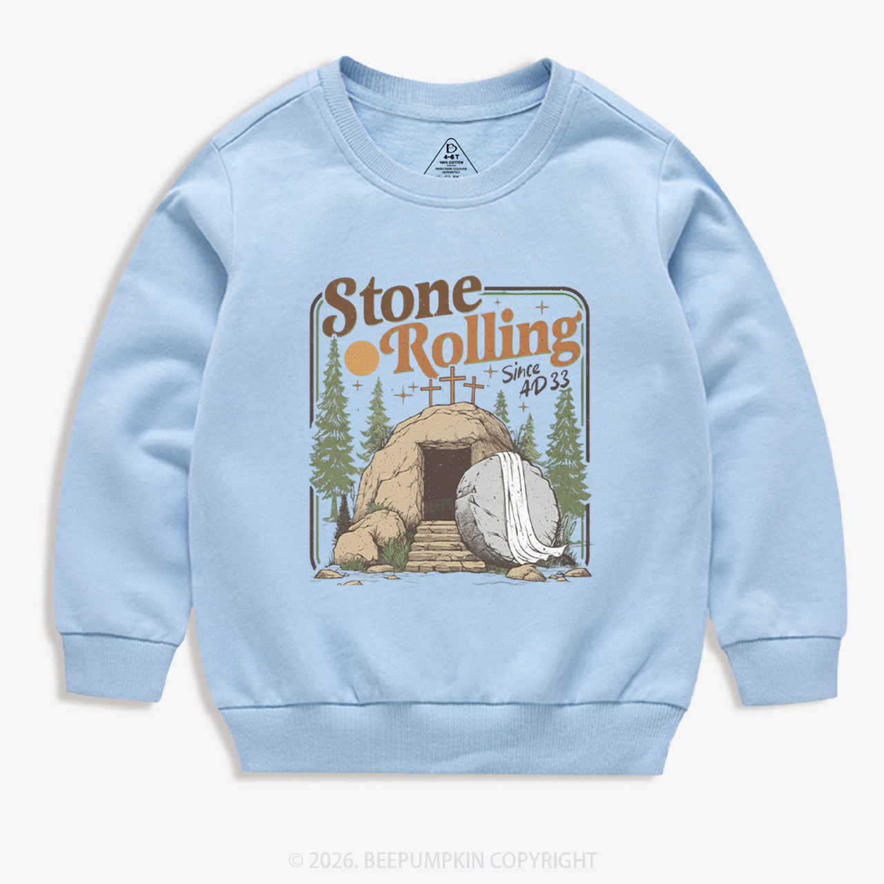 Trendy Music Easter Jesus Christ Kid's Sweatshirt