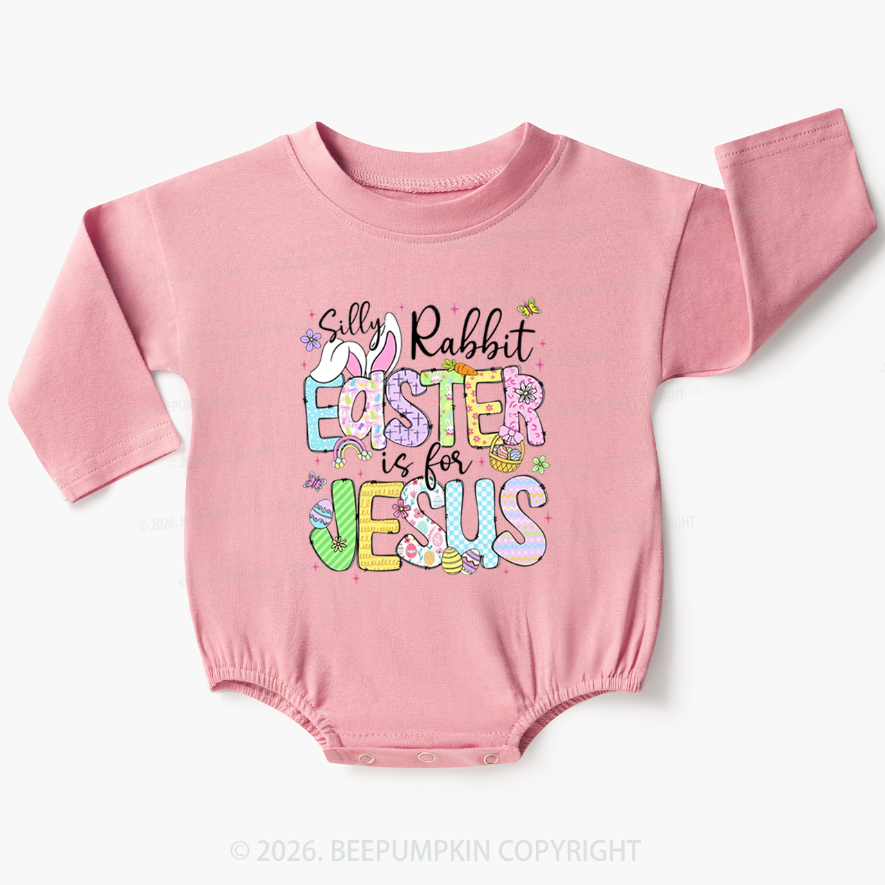 Silly Rabbit Easter If For Jesus Baby Bubble Romper
