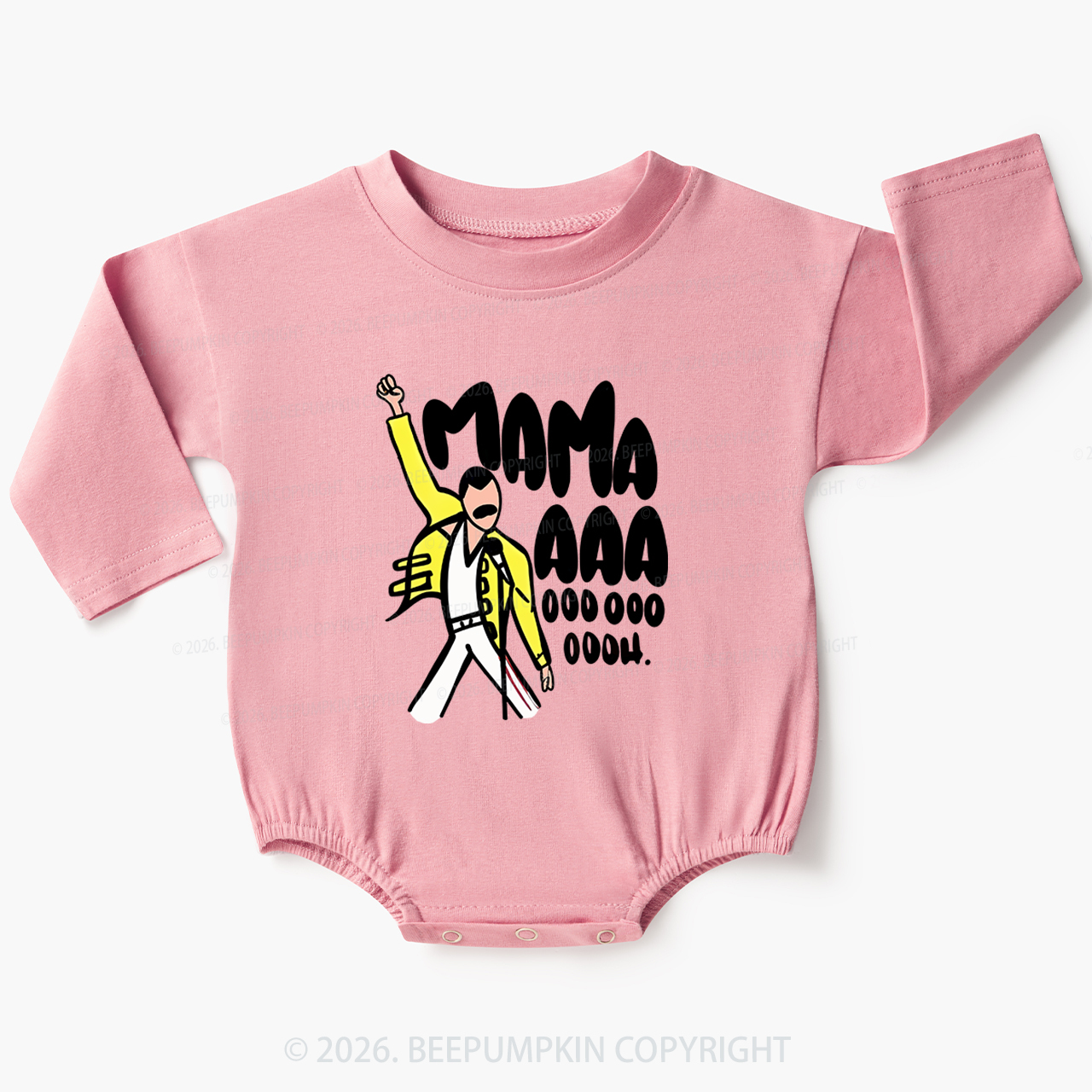 Mama Aaa Oooh Baby Bubble Romper Beepumpkin 8