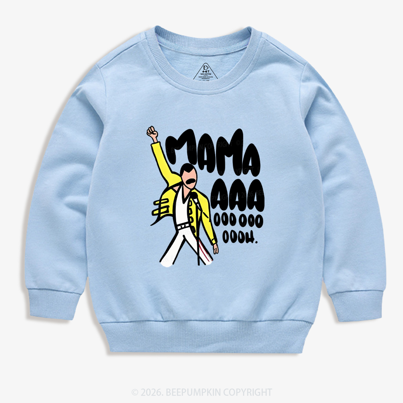 Mama Aaa Oooh Kid's Sweatshirt 8