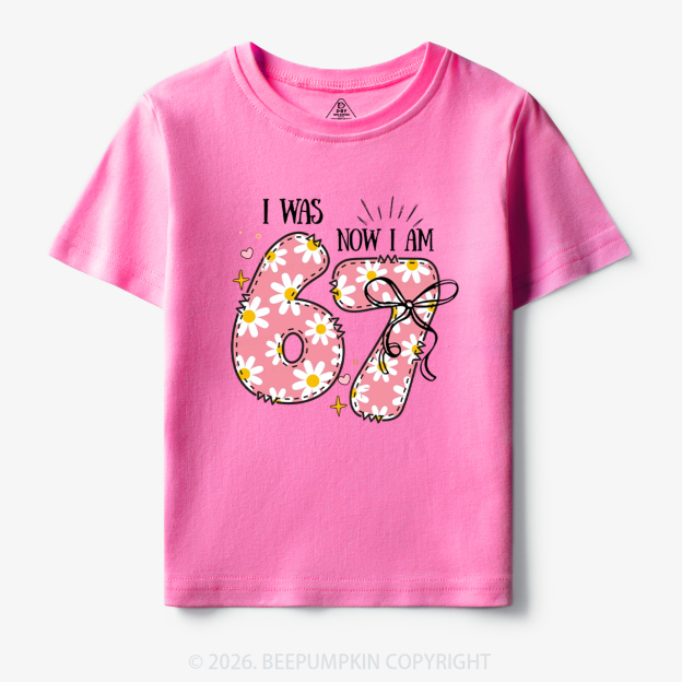 I Was 6 Now I'm 7 Toddler&Kid's Tees 7