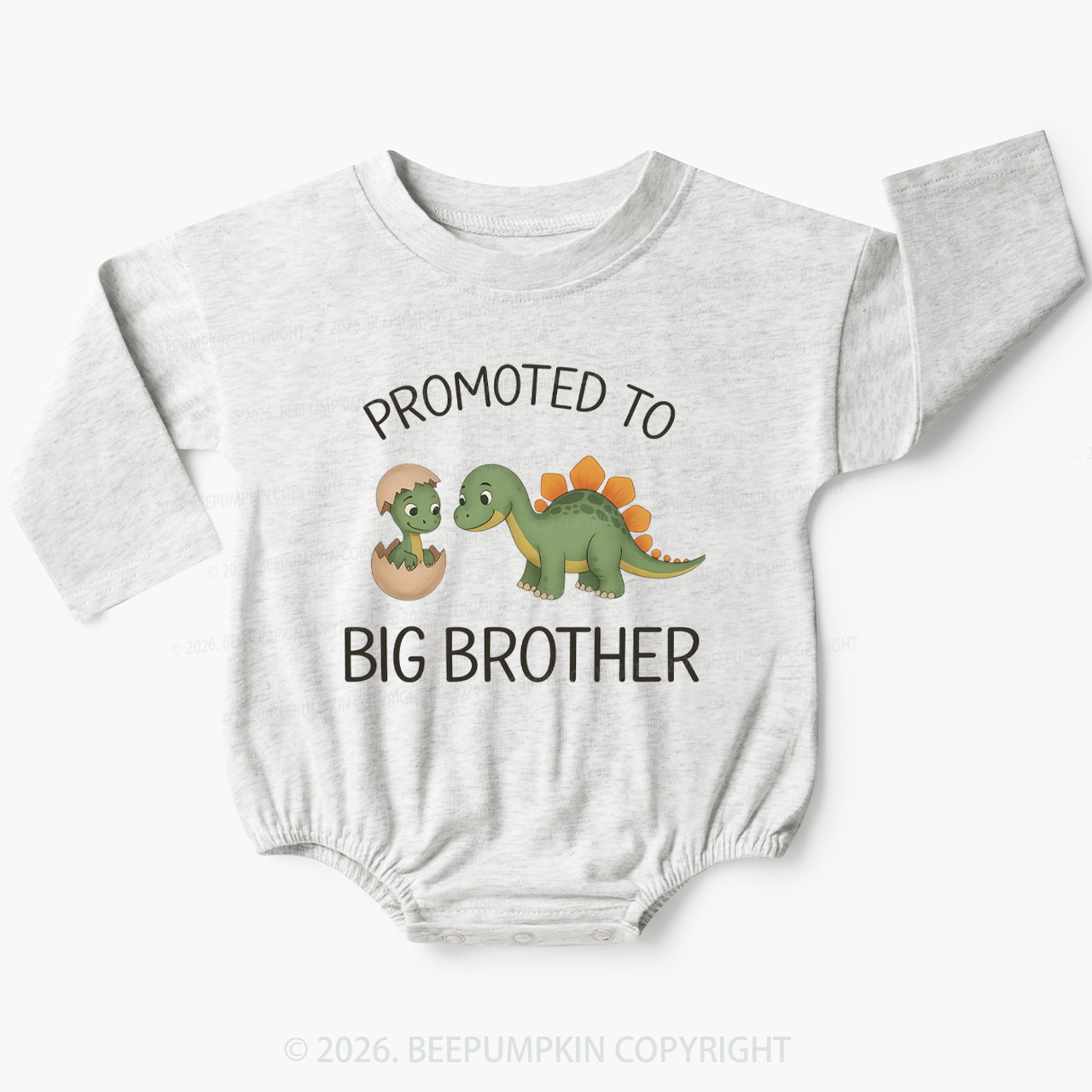 Promoted to Big Brother Baby Bubble Romper