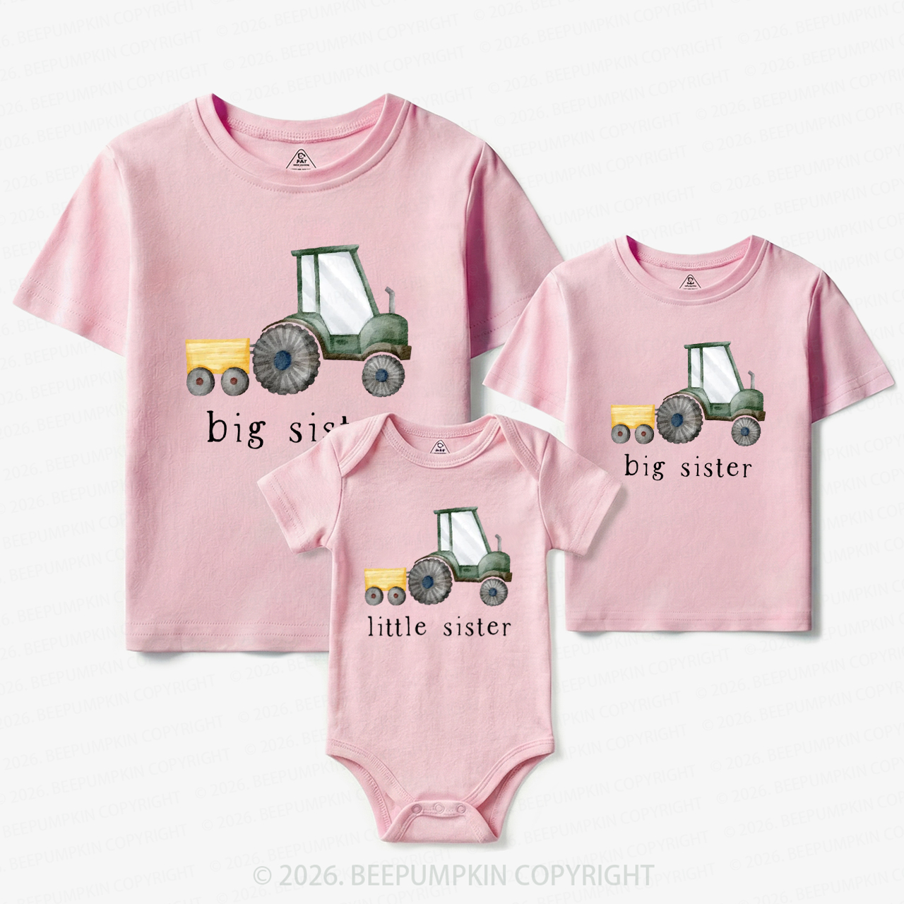 Tractor Country Matching Tees For Siblings