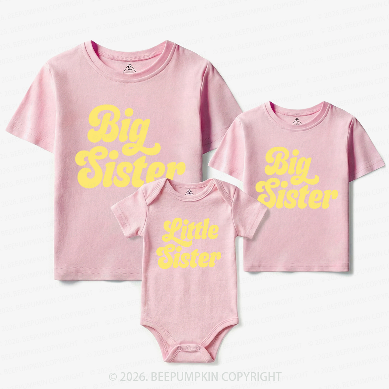 Groovy Sisters Matching Tees For Siblings