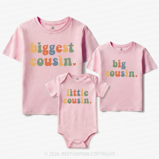 Colorful Cousin Crew Matching Tees For Siblings