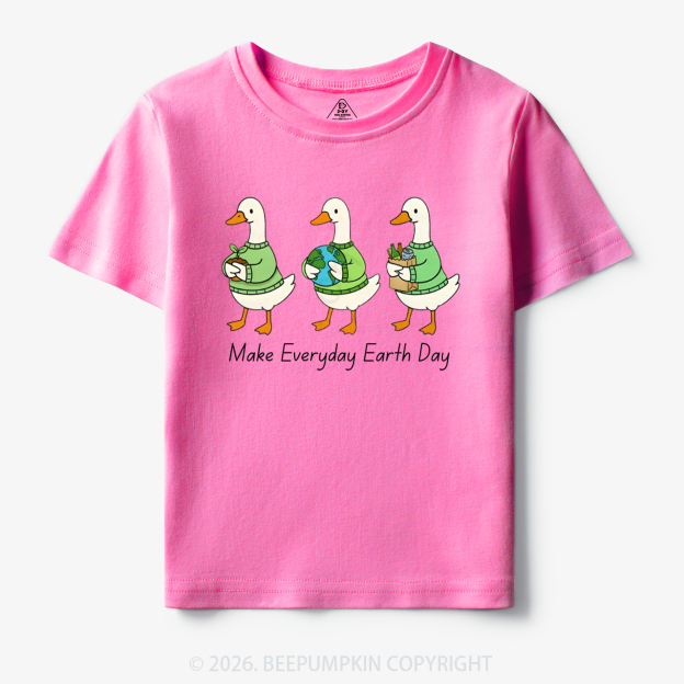 Make Everyday Earth Day Silly Goose Toddler&Kid's Tees