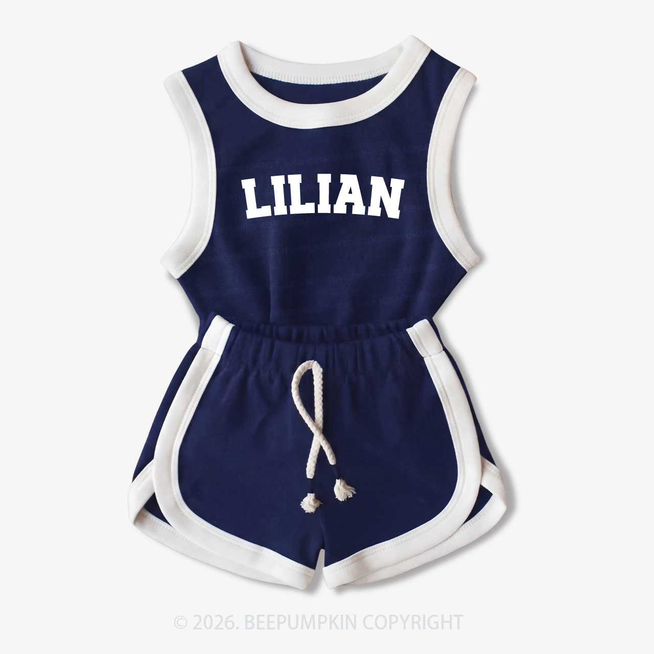 Personalized Name Baby Tank Top and Shorts Sets