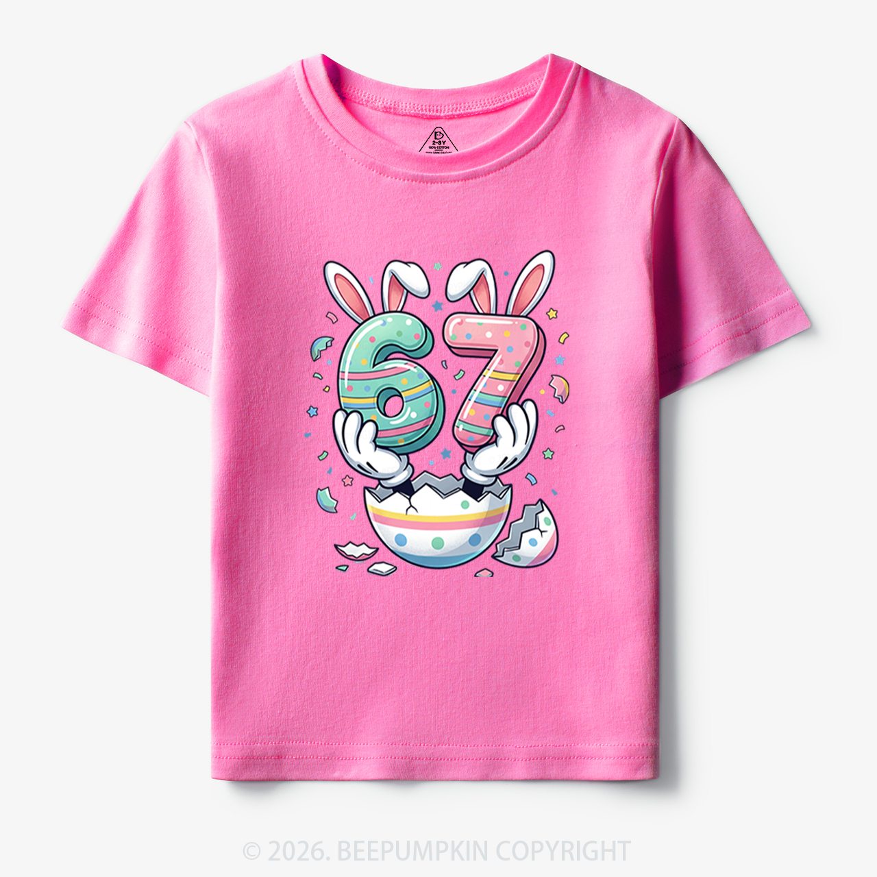 67 Easter Bunny Funny Toddler&Kid's Tees