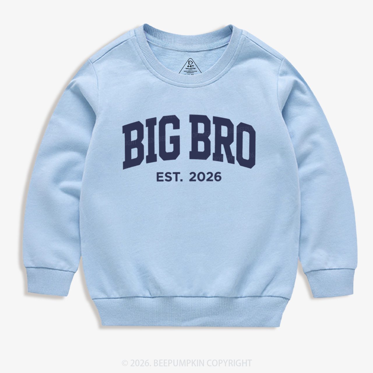 Big Bro Est 2026 Kid's Sweatshirt