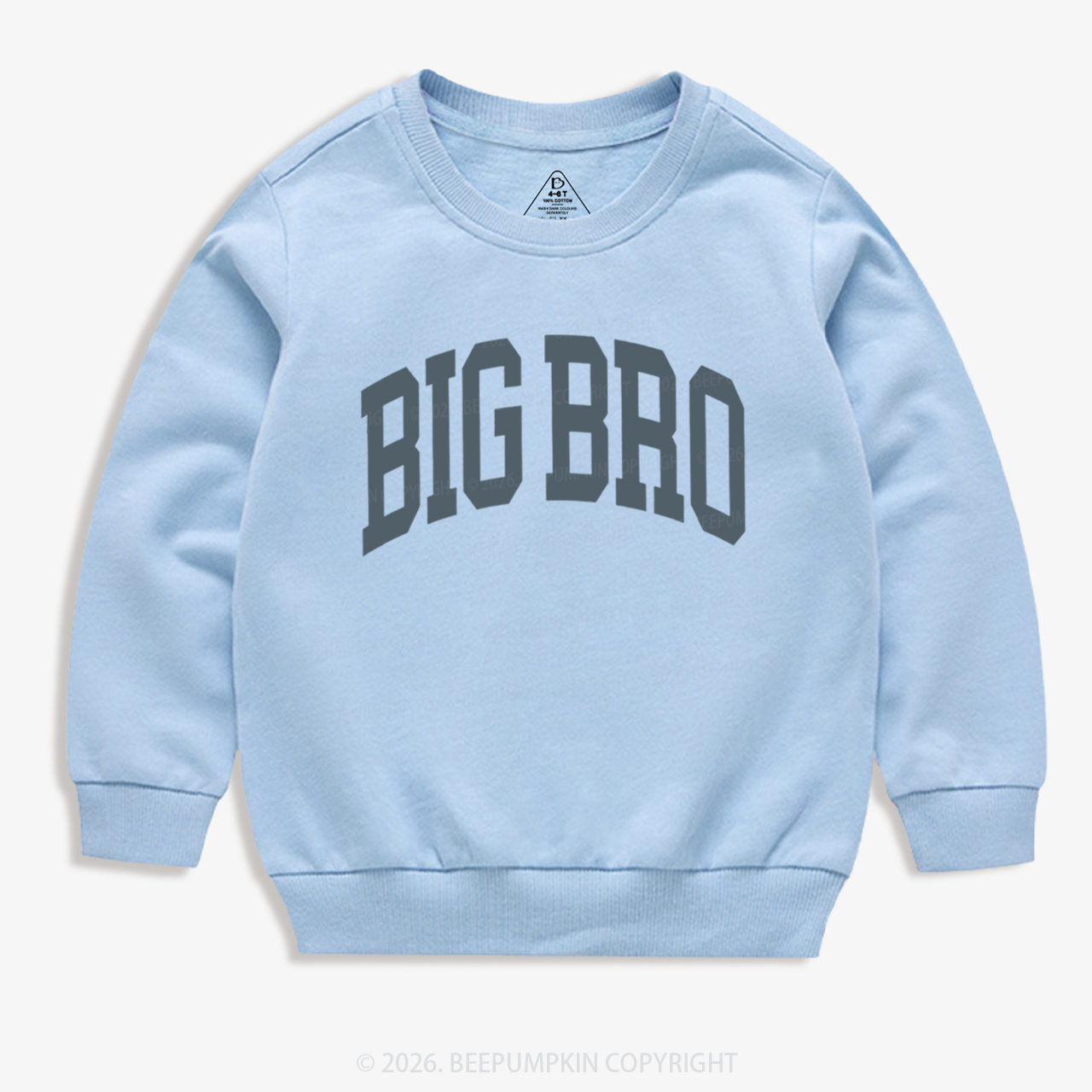 Big Bro Boho Natural Kid's Sweatshirt