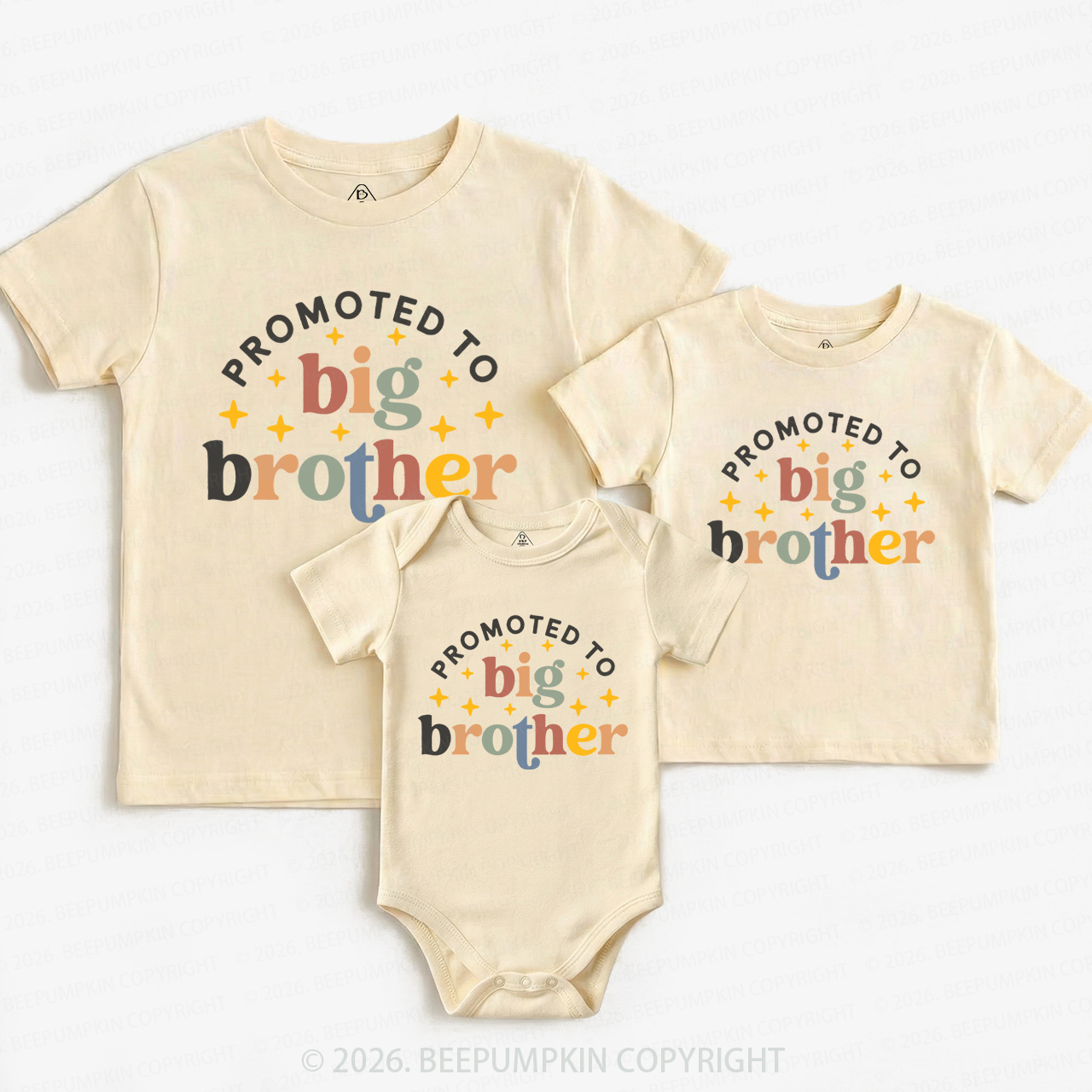 Future Promoted To Big Brother Matching Tees For Siblings