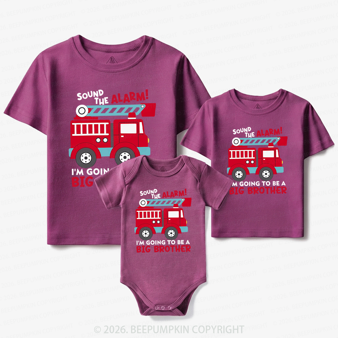 Big Brother Baby Announcement Matching Tees For Siblings