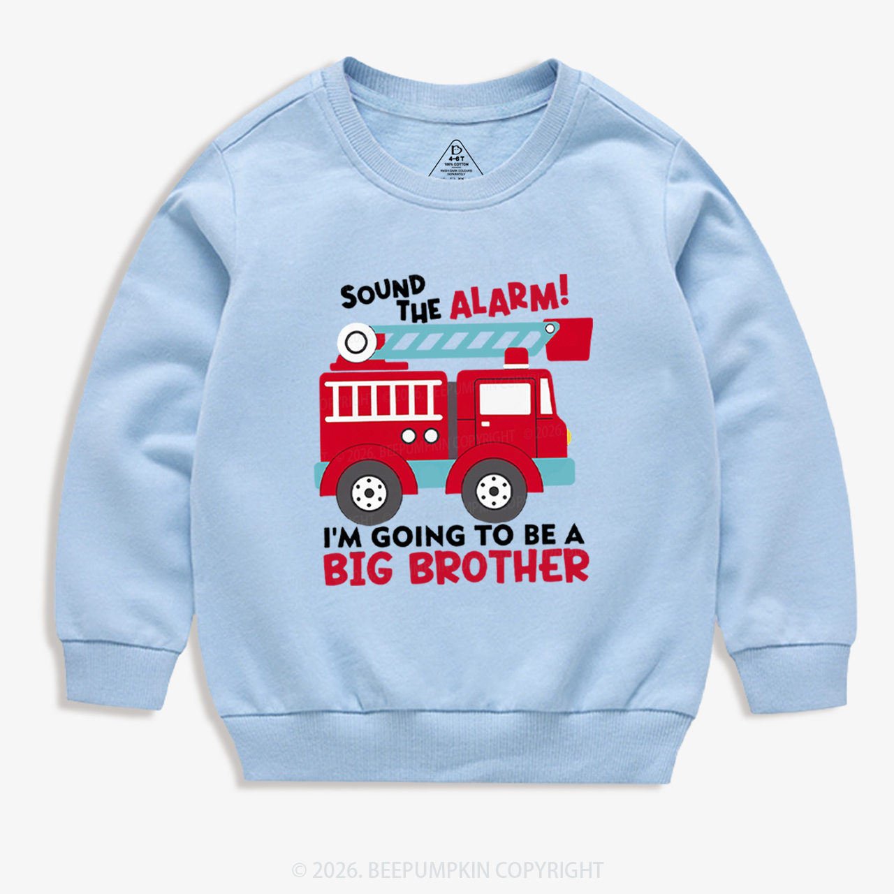 Big Brother Baby Announcement Kid's Sweatshirt