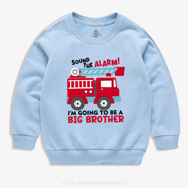 Big Brother Baby Announcement Kid's Sweatshirt