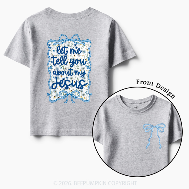 Love like Jesus Coquette Bows Toddler&Kid's Tees
