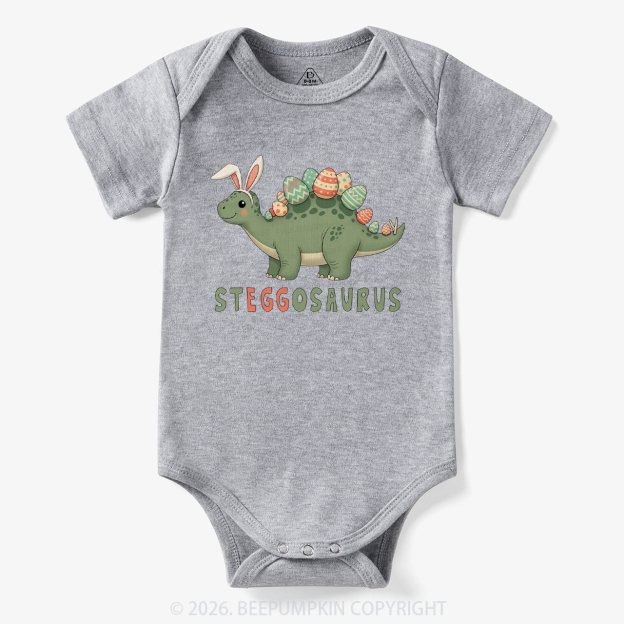 Steggosaurus Easter Dinosaur Bodysuit