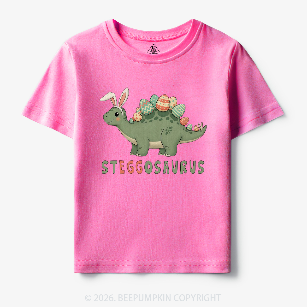 Steggosaurus Easter Dinosaur Toddler&Kid's Tees