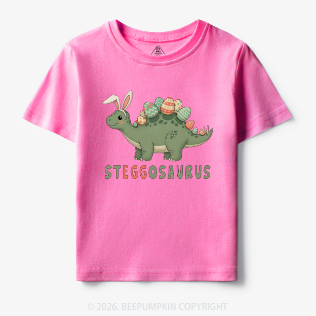 Steggosaurus Easter Dinosaur Toddler&Kid's Tees