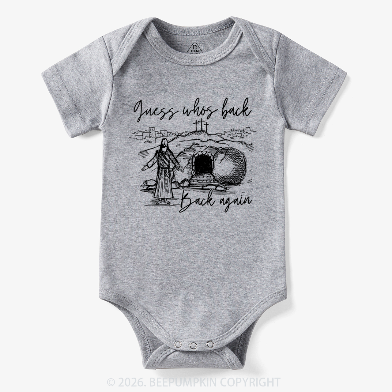 Guess Who's Back Again Funny Jesus Bodysuit